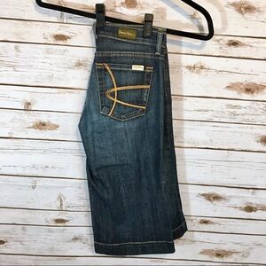 David Kahn Cropped Dark Wash Jeans Size 26
